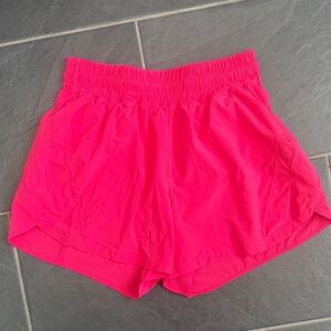Lululemon Track That 5” Pink Athletic Shorts